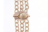 JUST CAVALLI Triptic Rose-gold Bracelet Ladies Watch