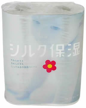 Cover image : P・エイド シルク保湿 トイレットロール 2枚重ね 4ロール入