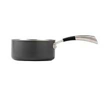 Nexus Hard Anodised and Stainless Steel 14cm Milkpan (1ltr)