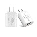 Wall Charger, 4 Pack 2.1A/5V Universal Travel Home USB Power Adapter Plug Dual Port Wall Charger for Iphone 6/6S Plus SE 5S, Ipad, Samsung Galaxy S7 S6 Edge Note 4/5 LG HTC BLU ZTE Nexus Android Phone