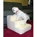 Pet Stairs - Lulu's Ladder - Three Steps (White) (12"H x 14"W x 18"D)