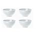 Emile Henry Cereal Bowls, Set of 4, Blanc