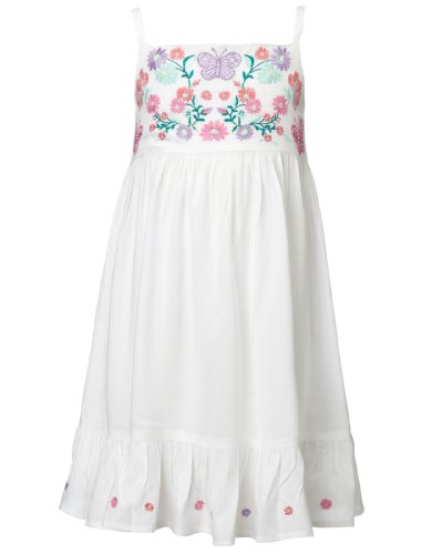 Accessorize Girls Butterfly Embroidered Dress