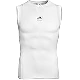 Adidas Techfit Powerweb Sleeveless Tee (White, XL)