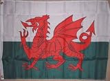 WALES FLAG WELSH FLAG 5X3 FT 153CM X 92CM