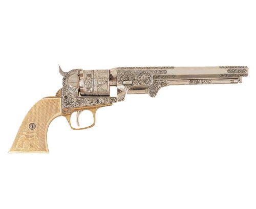 Denix 1851 Engraved Navy Revolver
