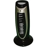 Aloha 1,500-Watt Ceramic Tower Heater with Remote Control – Black