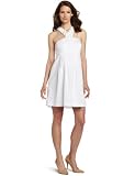 Maternal America Women's Maternity Halter Crochet Dress