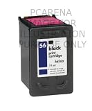 Electronics : PCArena HP 56 Black Ink Cartridge Compatible with 6656 for deskjet 450ci 450cbi 5150 5150w 5550 5551 5552 5650 5850 5850w 9650 9670 9680 Officejet 4110 4110v 4110xi 4215 4215v 4215xi 5505 5510 5510v 5510xi 5610 5610v 5610xi 6110 6110xi Digital Copier 410 Photosmart 7150 7260v 7350 7450 7450xi 7550v 7660 7660w 7760 7760w 7960v PSC 1110 1210 1210v 1310 1315 1315xi 1350v 2110 2110xi 2175v 2210 2210xi 2410v 2510 by PCArena Compatible Inks