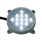 タカショー　モダン和風ライト（ローボルト）　超高輝度LEDモジュールφ50（白）　LM-J50W　●49174200　【エクステリア照明 ライト】