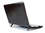 Black mCover® Hard Shell Cover Case + Free keyboard Skin for A1342 White Unibody MacBook 13-inch (Model No. A1342, Order # MC207LL/A MC516LL/A, released after Oct. 20, 2009)