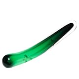Simply Blown Siamese Hand Blown Glass Dildo, Large, Emerald