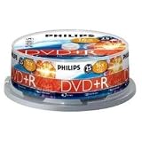 Produkt-Bild: Philips DR 4 S 6 B 25 F/00 DVD+R Rohlinge (4.7 GB Data/120 min. Video, 16x High-Speed-Aufnahme, 25-spindle)