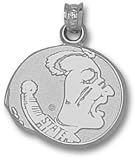Florida State Seminoles Seminole Pendant - Sterling Silver Jewelry