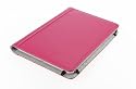 M-Edge GO! Genuine Leather Kindle Jacket with Hinge (Fits 6" Display, Latest Generation Kindle), Fuchsia