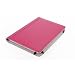 M-Edge GO! Genuine Leather Kindle Jacket with Hinge (Fits 6" Display, Latest Generation Kindle), Fuchsia
