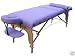 Purple 77 Long 30 Wide 4 Pad Portable Massage Table Spa Bed