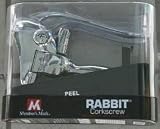 Rabbit Corkscrew in Silvertone By Members Mark-nib