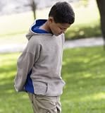 Youth Contrast Color Underarm Sweatshirt with Hood