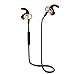 Bluetooth Headphones, BICOL V4.1 Stereo In-Ear Headset Noise Cancelling Sweatproof Lightweight Magnetic Earphones, Secure Fit for Running Sport Gym Jogging Exercise with Built-in Microphone (Gold)