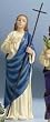 St. Martha Patron Saint Statue - 3.5" - Ceramic Painted