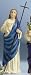 St. Martha Patron Saint Statue - 3.5" - Ceramic Painted