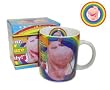 Rainbow mug George - You are Naughty!