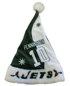 New York Jets Chad Pennington Santa Hat
