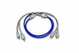 Kicker 09ZI21 Z-Series 2-Channel 1.0 Meter ROHS Compliant Twisted Pair Audio Interconnect Cable