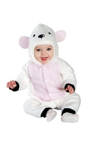 EZ-On Romper Costume, Fuzzy Lamb, 6 to 12 Months
