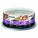 Philips DM4L6B25F - 25 x DVD-R - 4.7 GB ( 120min ) 16x - LightScribe 1.2 - spindle - storage media