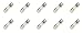 10 X HS 2A Slow Blow 20mm Glass anti surge fuses