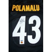 Troy Polamalu Autographed Authentic Black Steelers Jersey w/ UDA COA