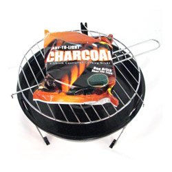 portable hibachi bbq grill w charcoal brick  more detail click!