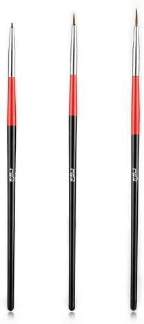 Professional Makeup 3PCS Nail Art UV Gel Pen Brush