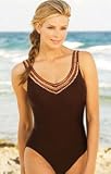 Bath in Spice One Piece C/D Cup Swimsuit by FantaSizer - Plus Size Swimsuit Plus Size Swimsuit
