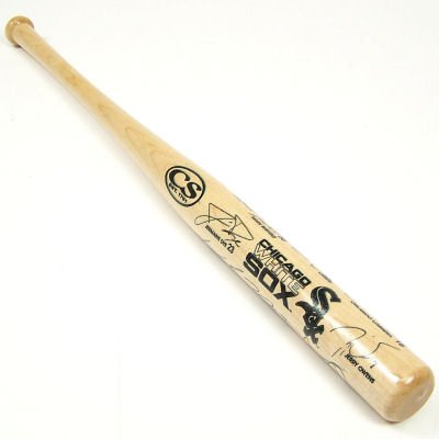 Buy CHICAGO WHITE SOX AUTOGRAPH LOGO MINI WOOD BASEBALL BAT by Coopersburg Sports