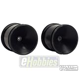 Team Associated Truck Rear Black Wheels (2) by Team Associated