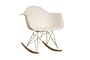 Rocking Chair - Modern Style Sky White Finish