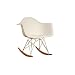 Rocking Chair - Modern Style Sky White Finish