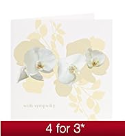 Orchids Sympathy Card