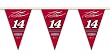 Tony Stewart 25 Ft. Party Pennant Flags - 25 Ft Party Flags #14 Stewart
