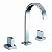 LightInTheBox Two Handle Desk-Mounted Widespread Bahtroom Vanity Sink Faucet, Chrome