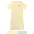 BellaDonnaModen Nachthemd Sleepshirt Lang Knopfleiste Blume Gr.40/42 - 52/54