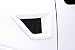3dCarbon 2004-2008 F-150 - Front Fender Vents (Pair)- TYPE II without Horizontal Cross Bar -- painted: Silver Metallic Clearcoat - Z3