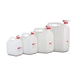 Wasserkanister mit patentierten Hahn ohne Gluckern Kanister 10L / 10 Liter NEU