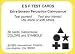 ESP testing cards Image