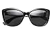 FEISEDY Polarized Vintage Sunglasses American Square Jackie O Cat Eye Sunglasses B2451