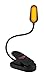 Hoogalite Blue Blocking Rechargeable Amber LED Clip-On Book Light. Blue Blocker Glasses Alternative for Reading at Night. Lightweight and Portable. 360 Bendable Neck.