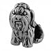 Authentic Biagi Little Shih Tzu Dog Bead Charm - .925 Sterling Silver - fits Pandora, Chamilia, Troll